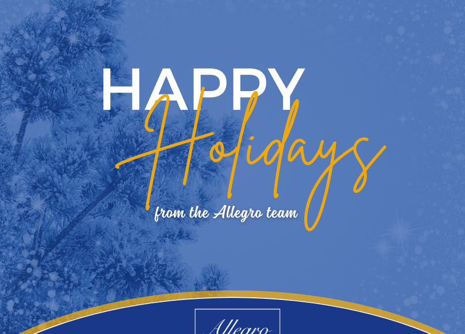 Happy Holidays from All of Us at Allegro